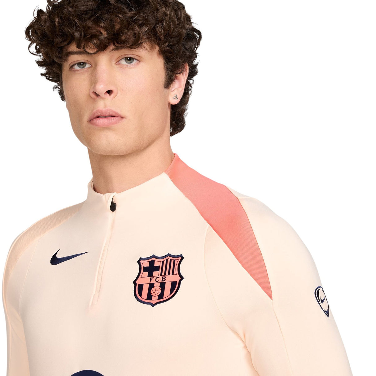 Nike FCB 25 3rd Strike Drill Top Orange