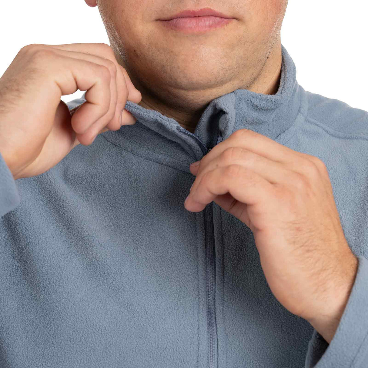 Energetics Amos Mens Mid Fleece Half Zip Sweatshirt