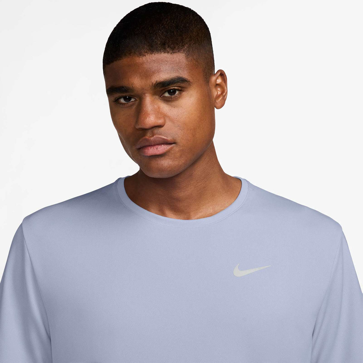 Nike Miler Mens Dri-FIT UV Short-Sleeve Running Top