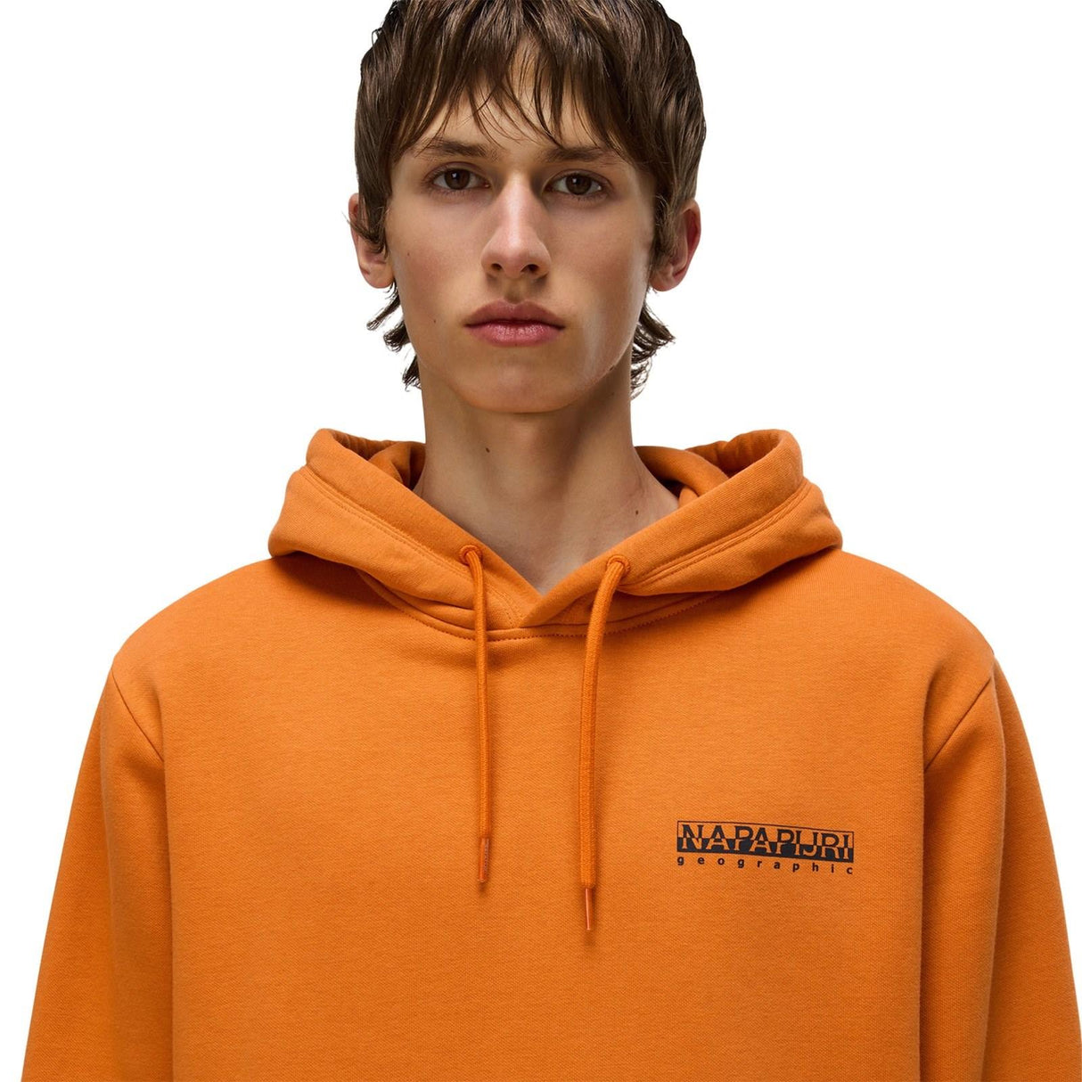 NAPAPIJRI B GUIDE Mens Hoodie Orange