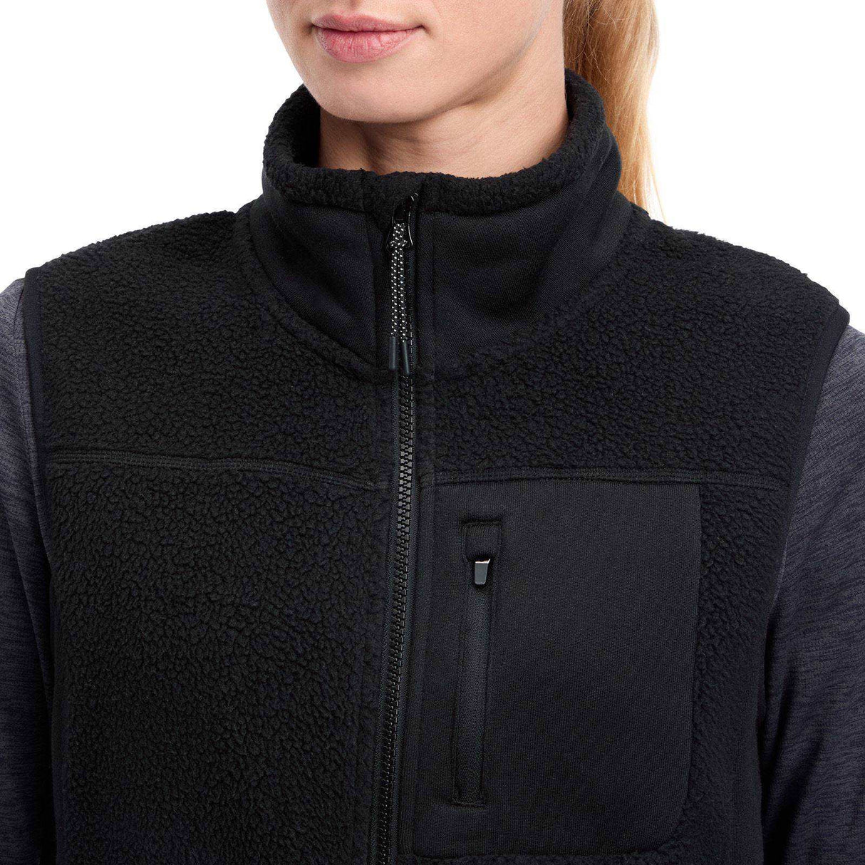 MCKINLEY Ella VST W Jacket Flc Blk