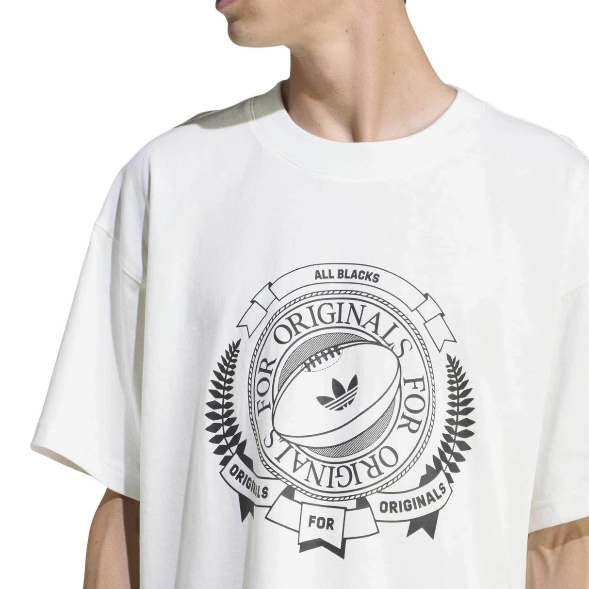 adidas ALL BLACKS GRAPHIC TEE White