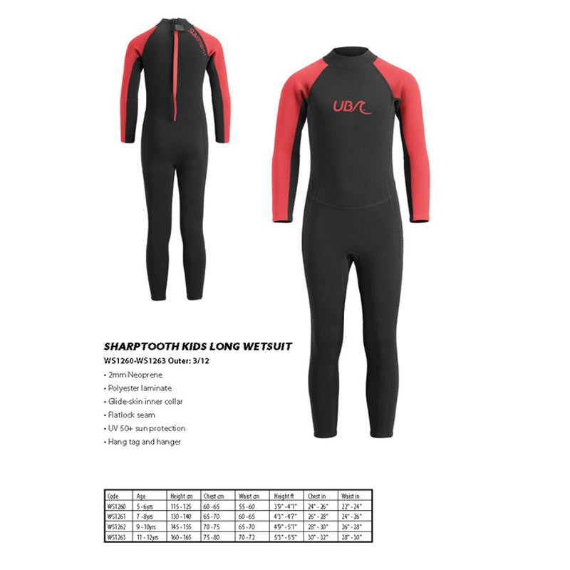 UB Kids Sharptooth Long Wetsuit