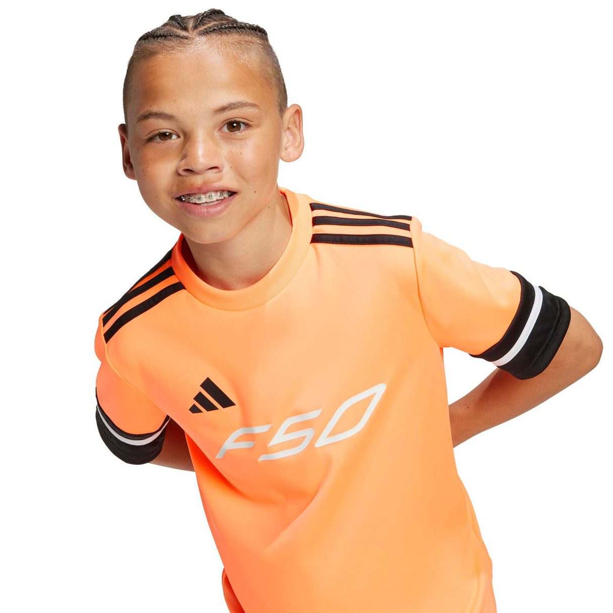 adidas Boys F50 Jersey Orange