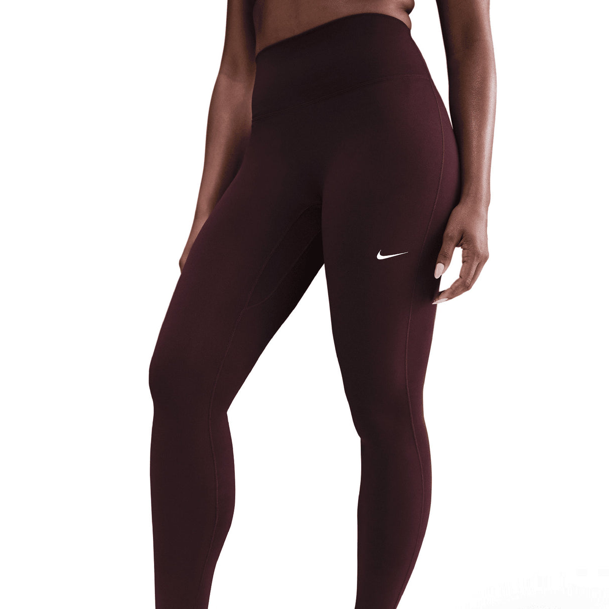 Nike Wmns DF ONE HR TIGHT USEAM Maroon