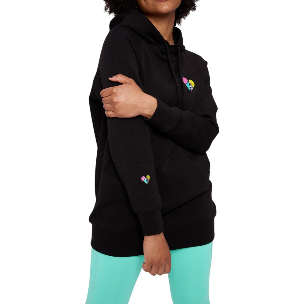 Peachylean Relaxed-Fit Oversized Womens Logo Hoodie
