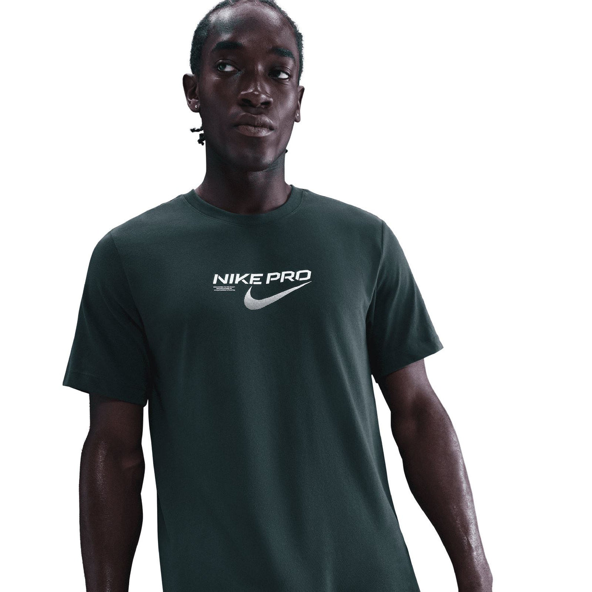Nike Mens DF TEE NIKE PRO TRAINING Green