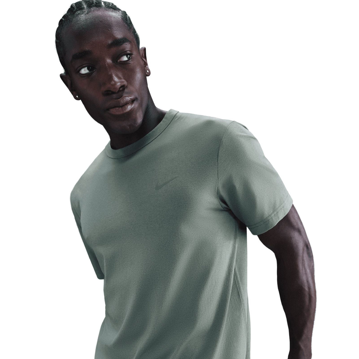 Nike Mens DF UV HYVERSE SS TEE Green