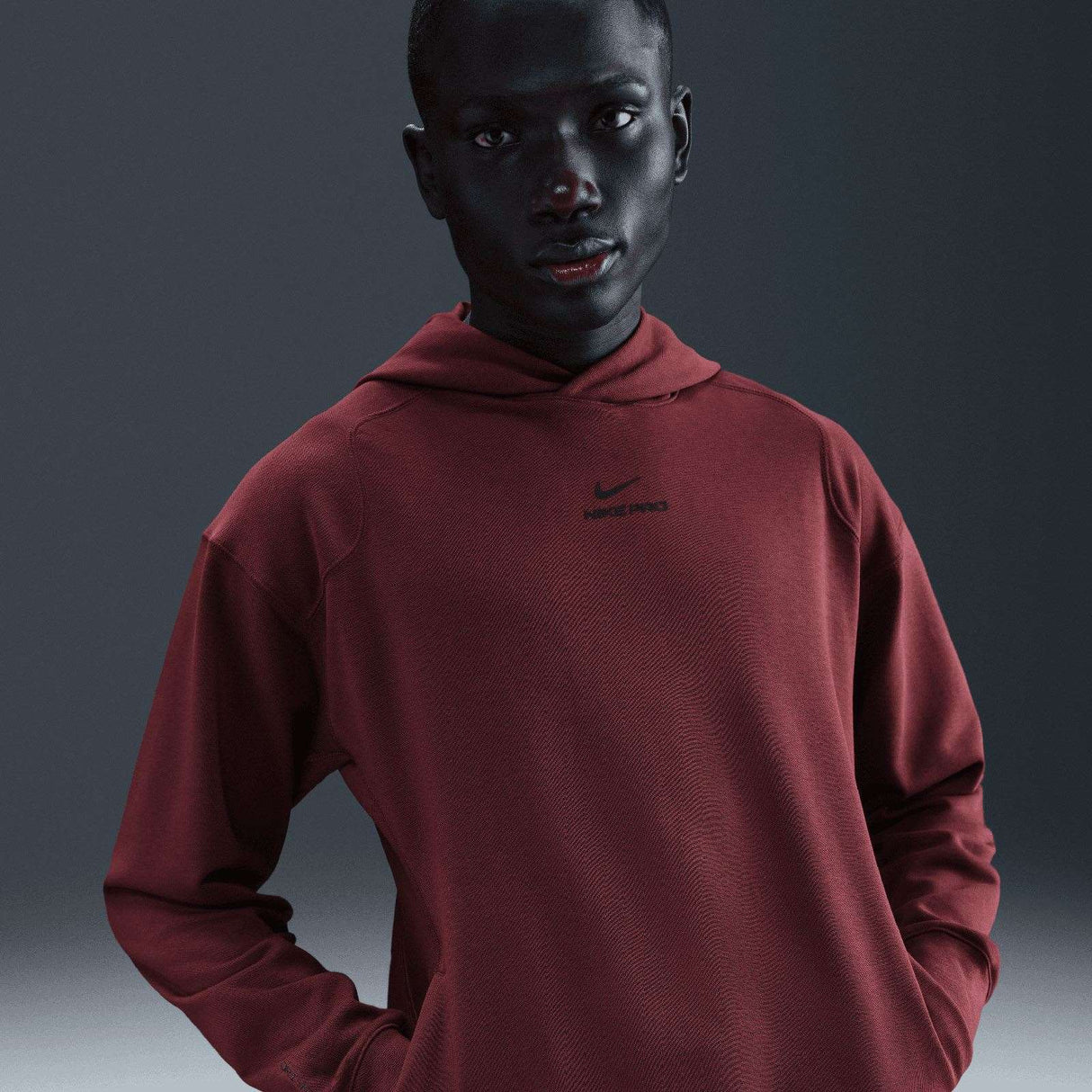 Nike Mens NP DF NPT MIDLAYER HOODIE Red