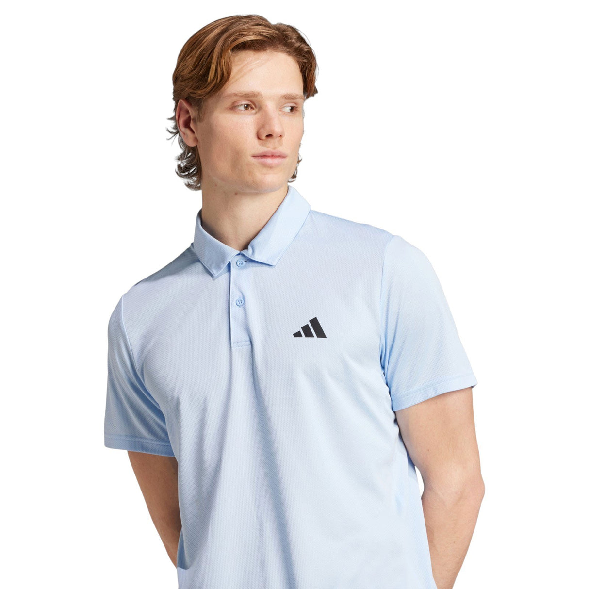 adidas Mens TR ES BASE POLO Blue