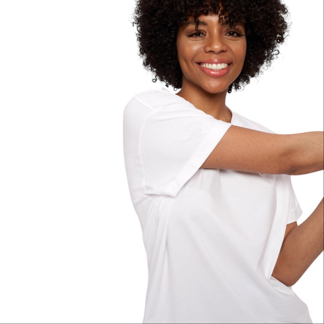 Peachylean Graphic Print Womens Everyday T-Shirt
