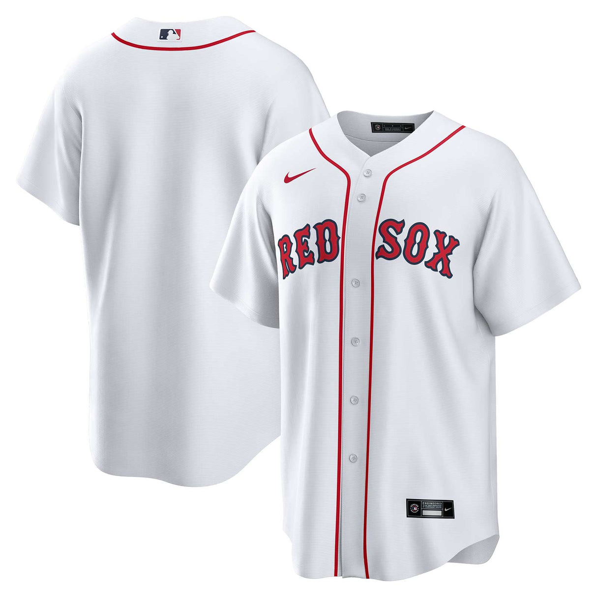 Nike Boston Red Sox Game Home Jersey - Front and Back View