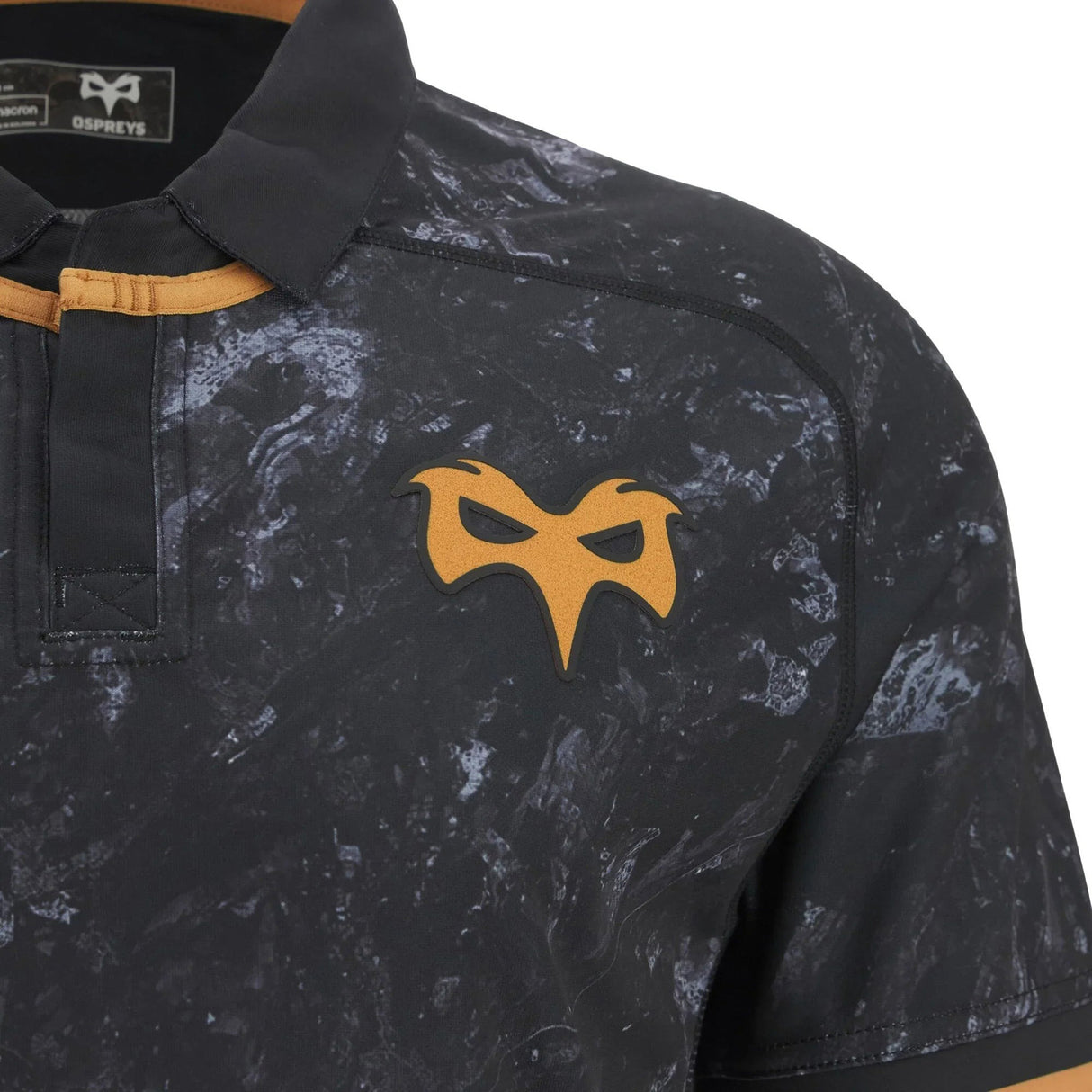 Macron Osprey M25/26 Hm Jersey SS Black