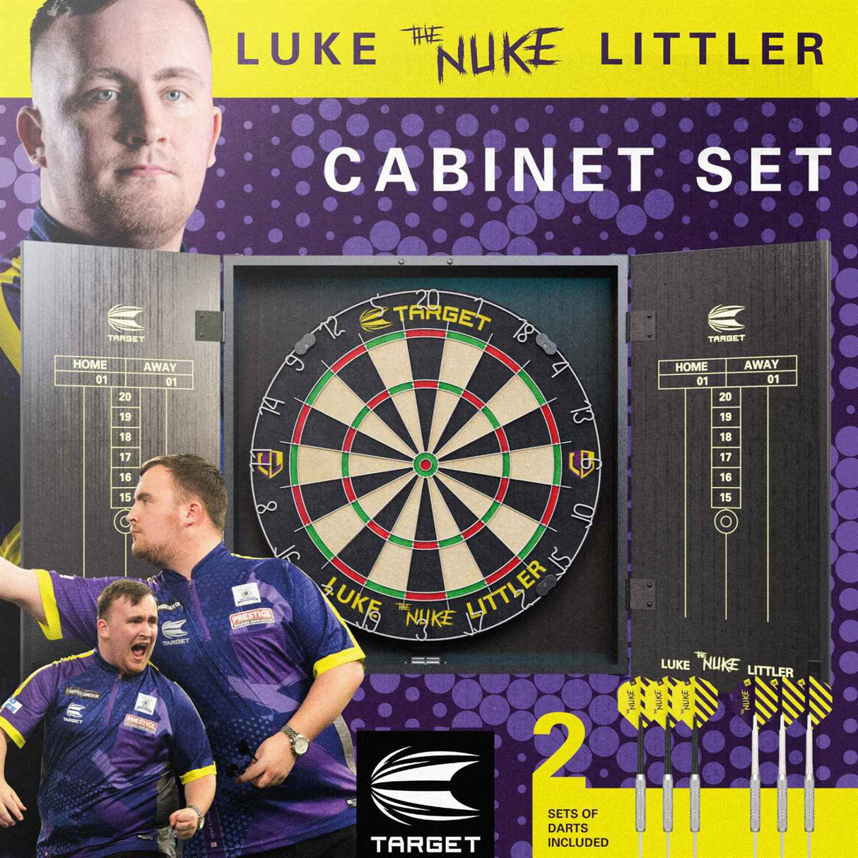Target Luke Littler Cabinet Set