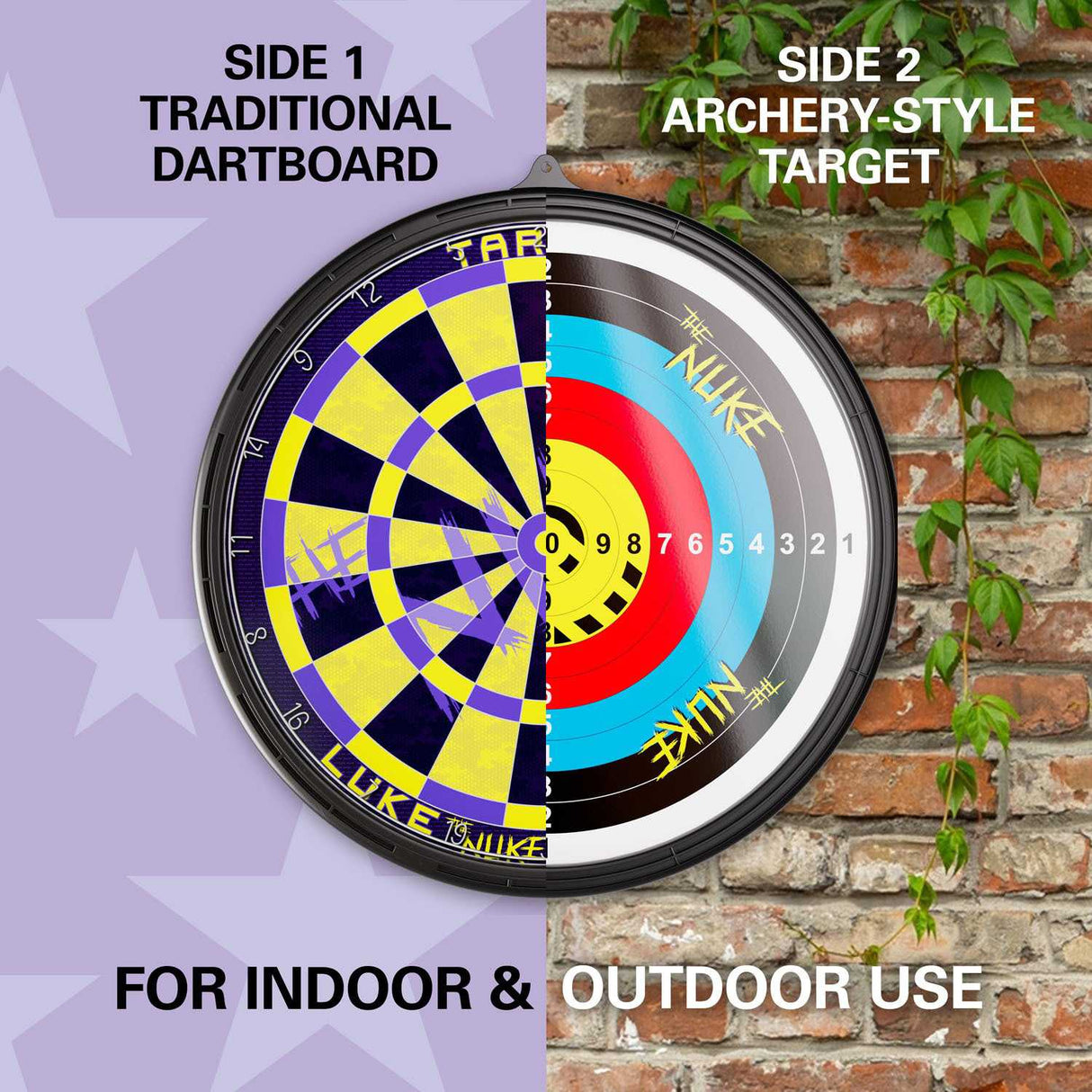 Target Luke Littler Kids Double-Sided Magnetic Dartboard