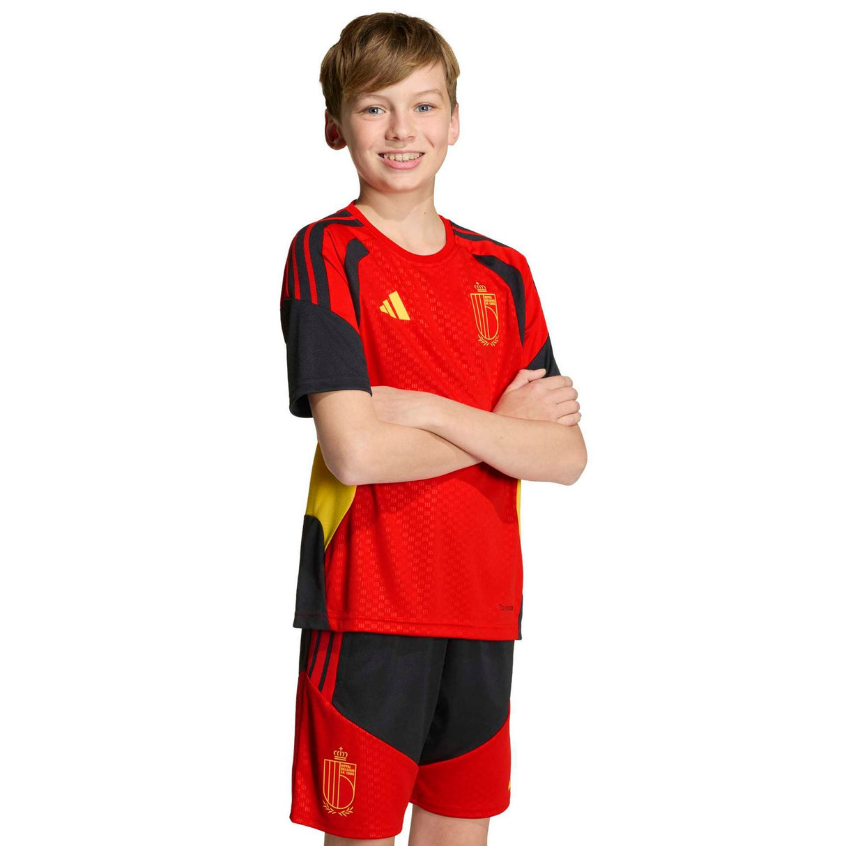 adidas Belgium WC26 Kid Train Jersey Red