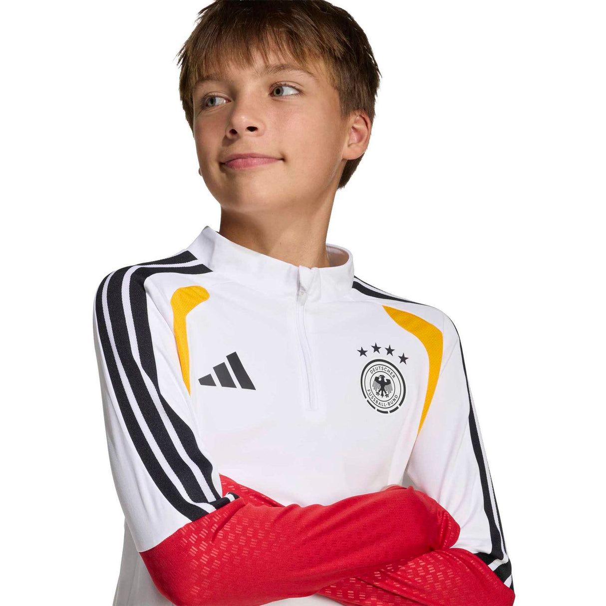 adidas Germany WC26 Kid Train QZ Top Wht