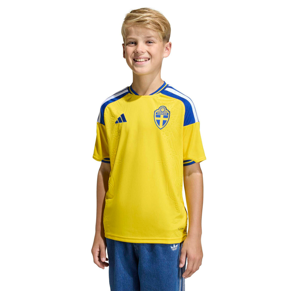 adidas Sweden WC26 Kids Home Jersey Yllw