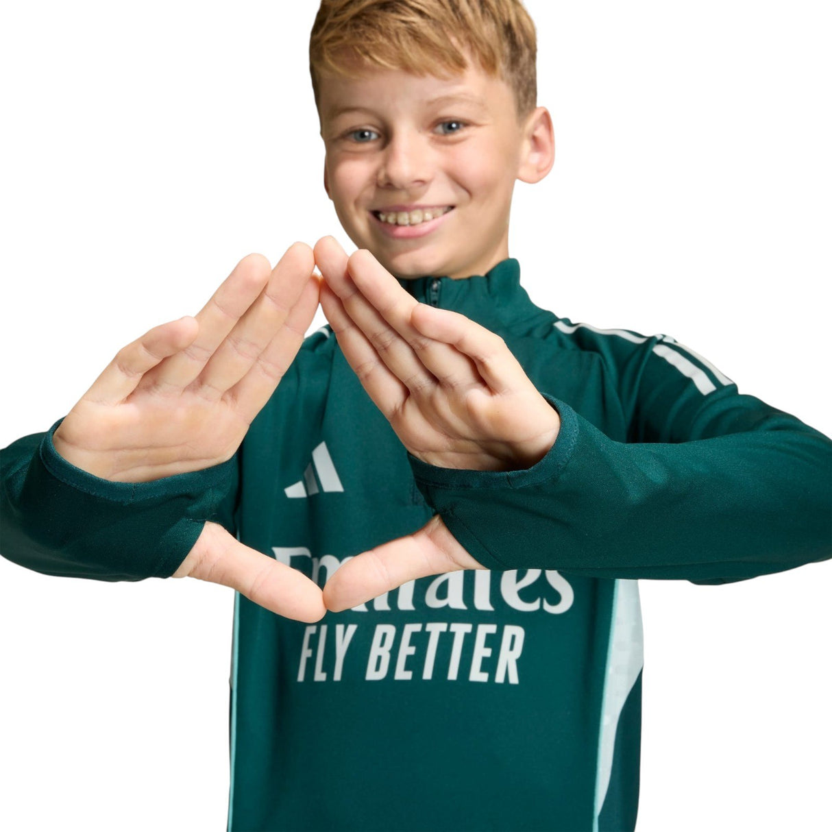 adidas Arsenal Football Tiro 2025/26 Kids Competition Half-Zip Training Top