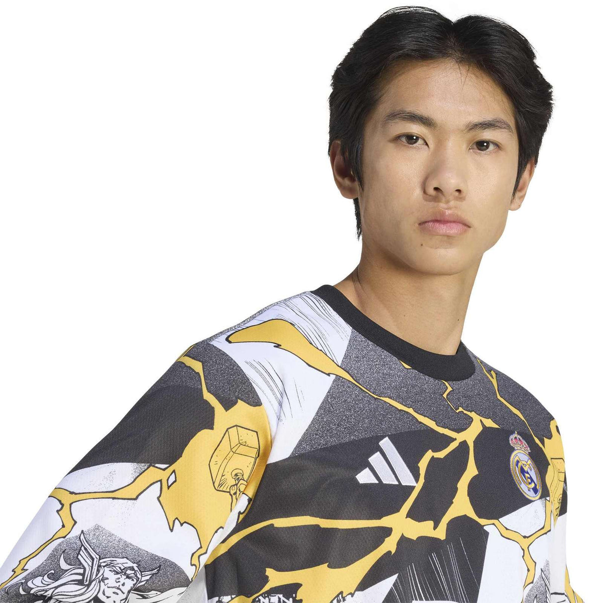 adidas Real 25 PM Crew Top White