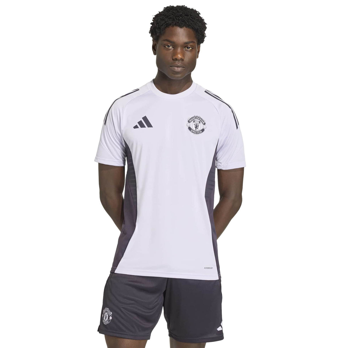 adidas MUFC 25 Train RF Jersey Purple
