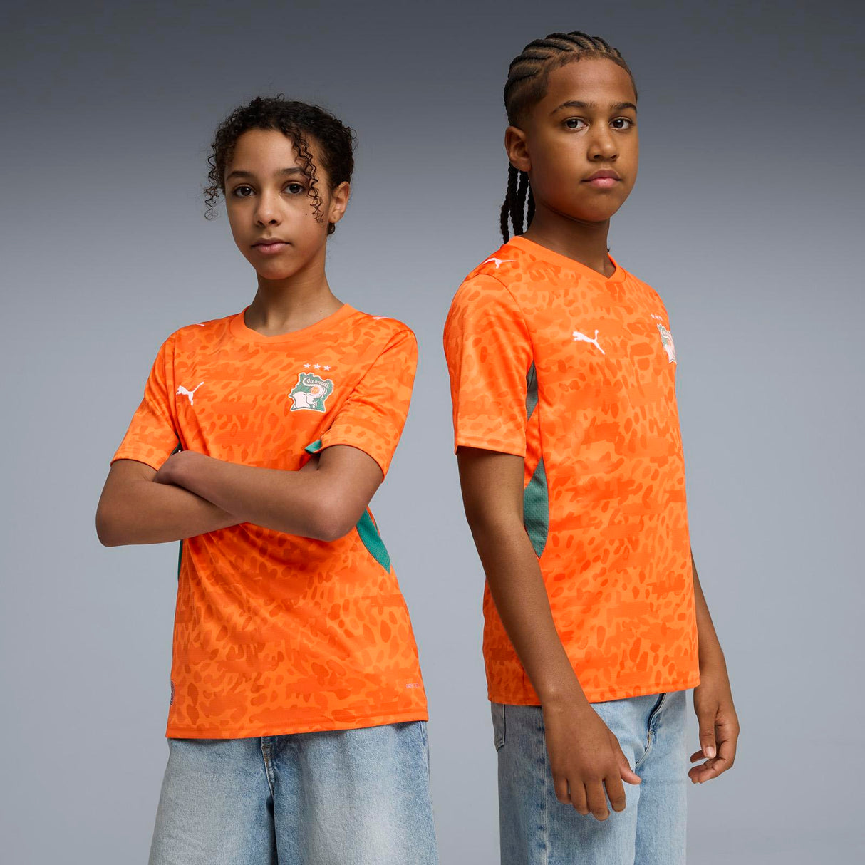 PUMA IVORY COAST WC26 KID HOME JERSEY OR