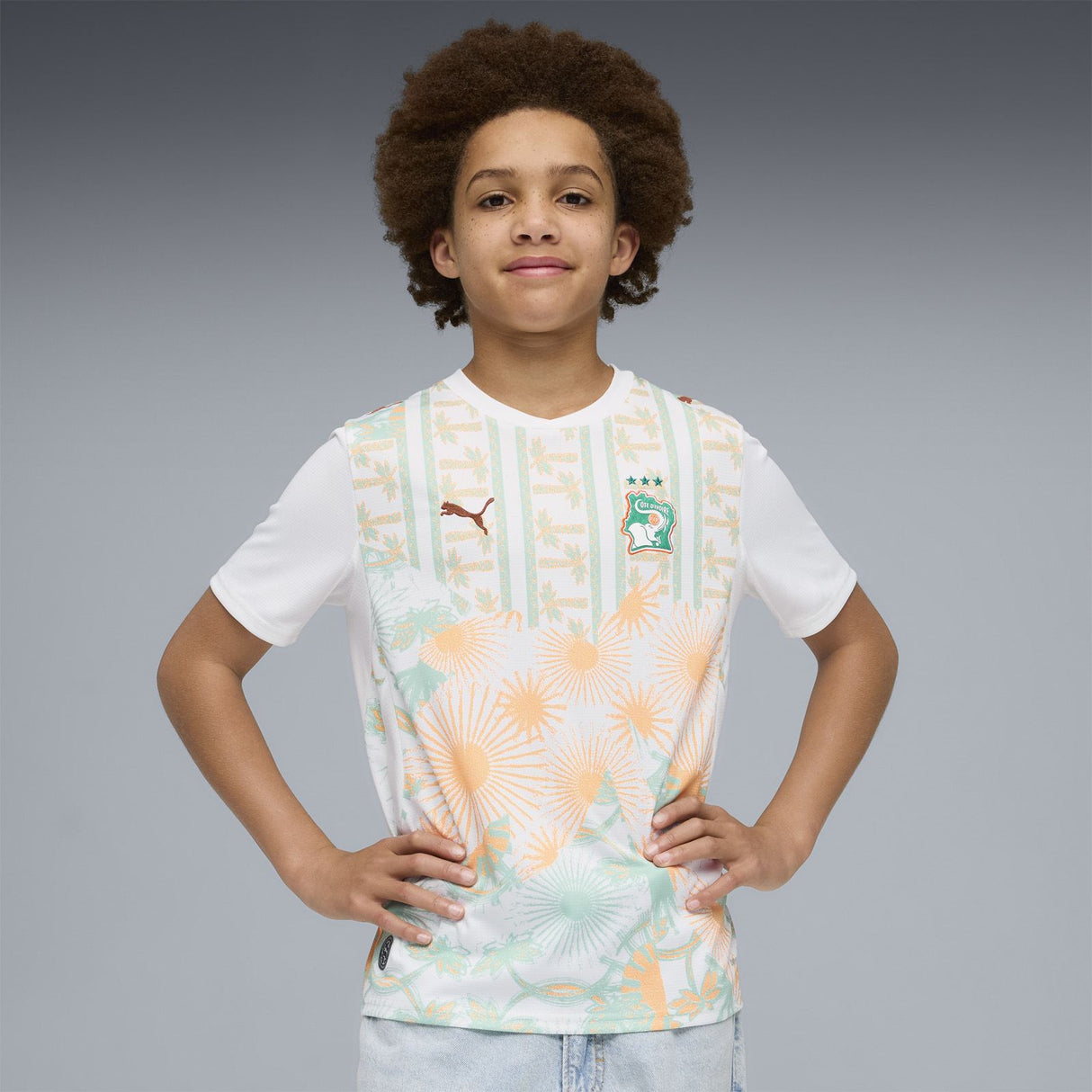 PUMA IVORY COAST WC26 KID AWAY JERSEY WH