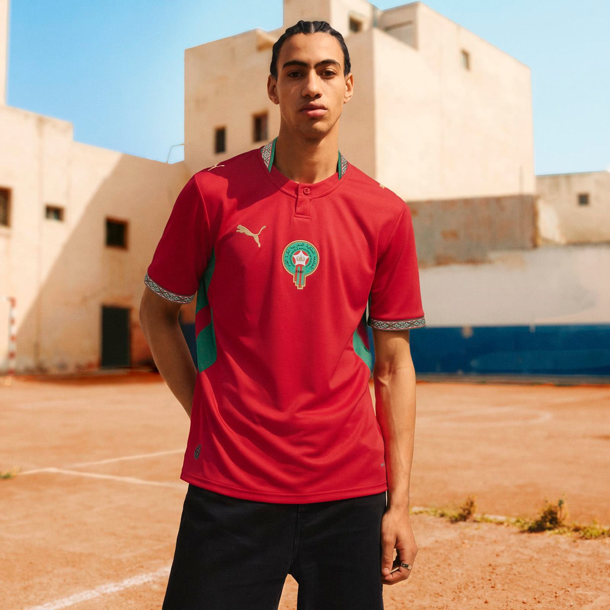 PUMA MOROCCO WC26 HOME JERSEY RED