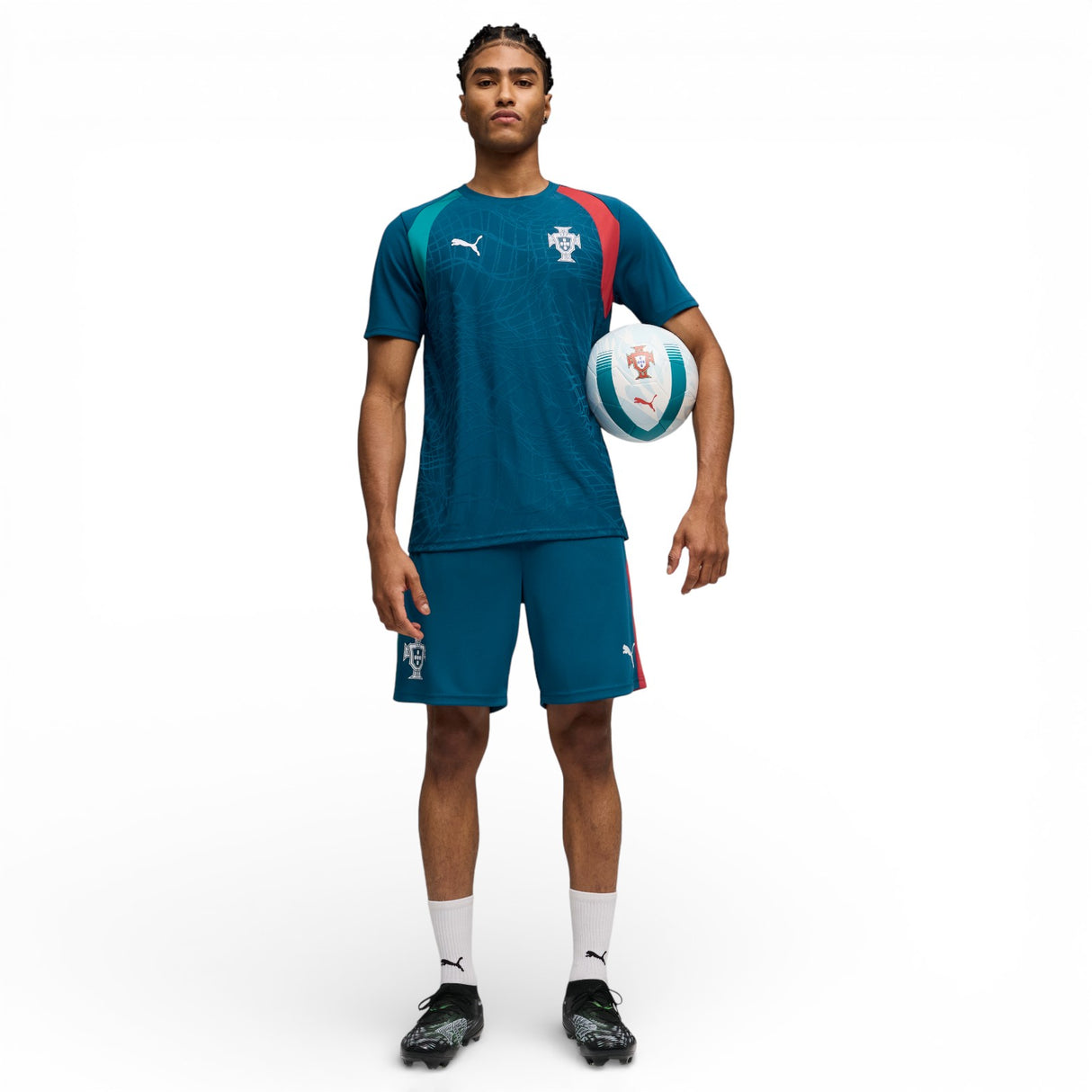 PUMA PORTUGAL WC26 TRAIN SHORT NAVY