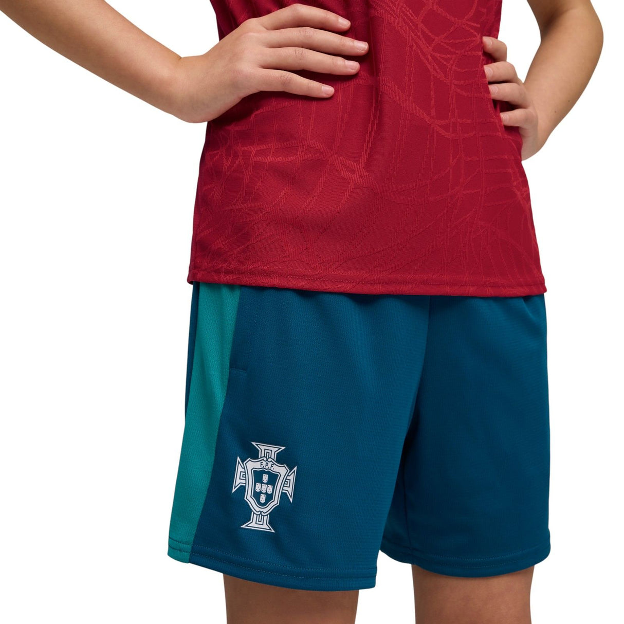 PUMA PORTUGAL WC26 KID TRAIN SHORTS NAVY