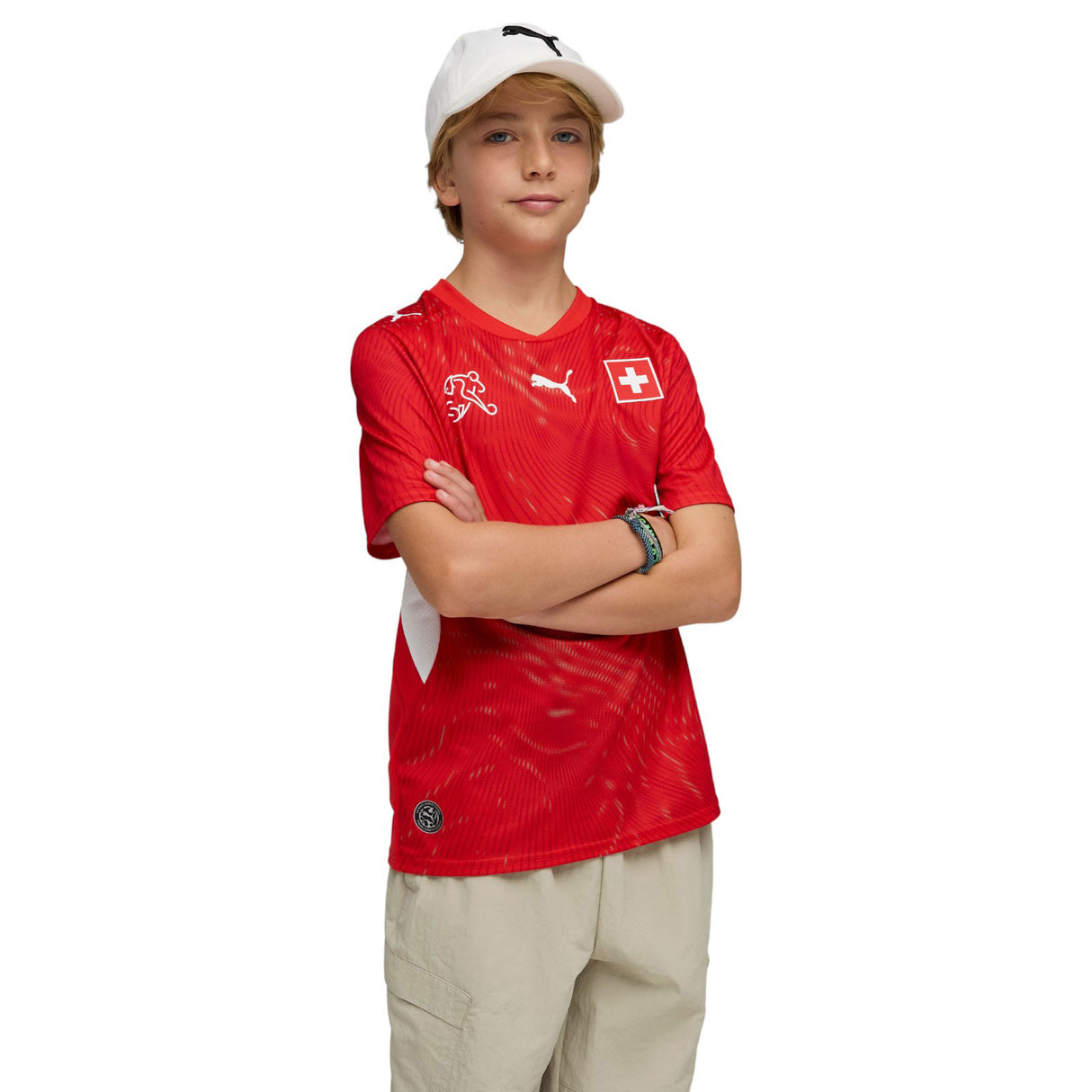 PUMA SWITZERLAND WC26 KID HOME JERSEY RD