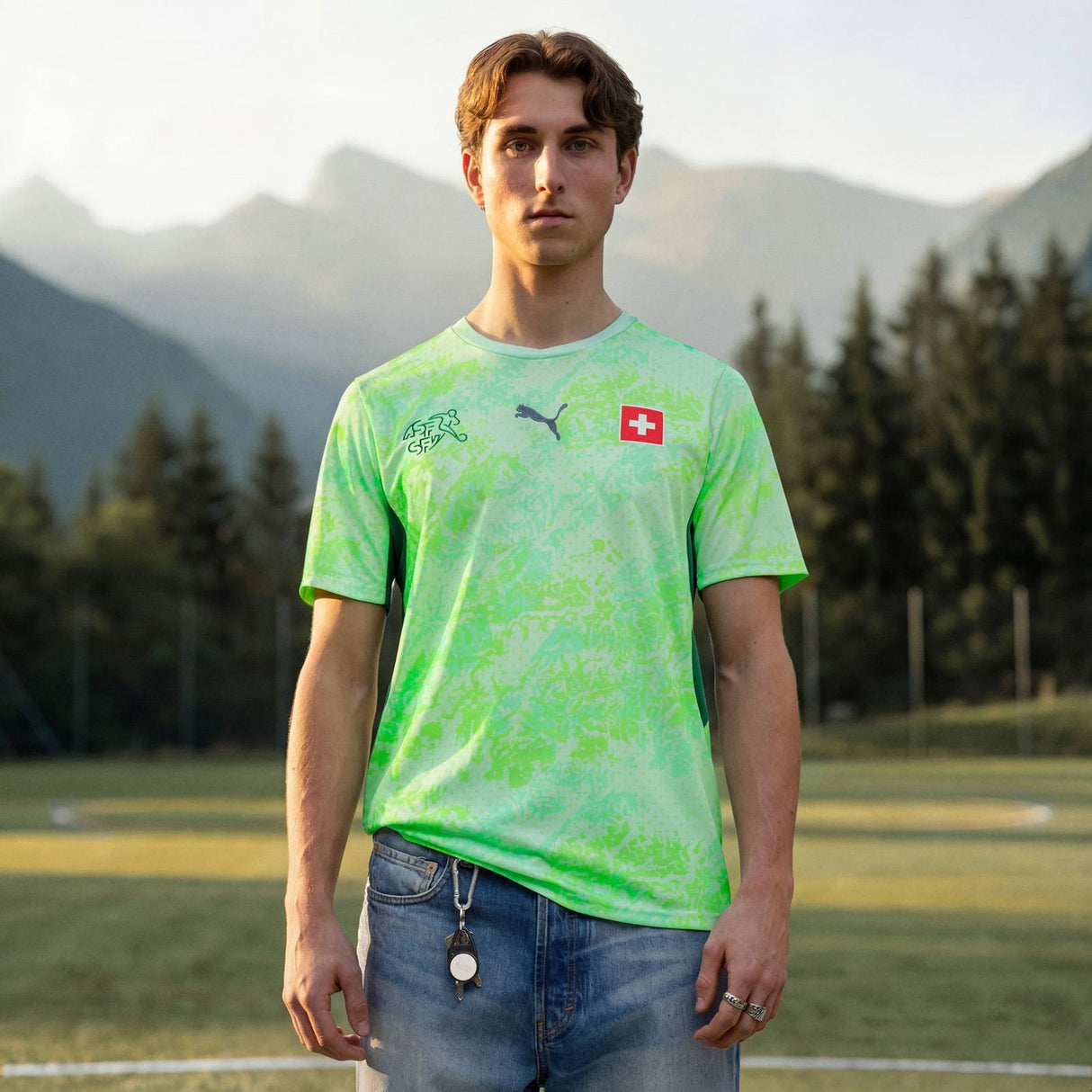 Puma Switzerland Football World Cup 2026 Mens Away Jersey