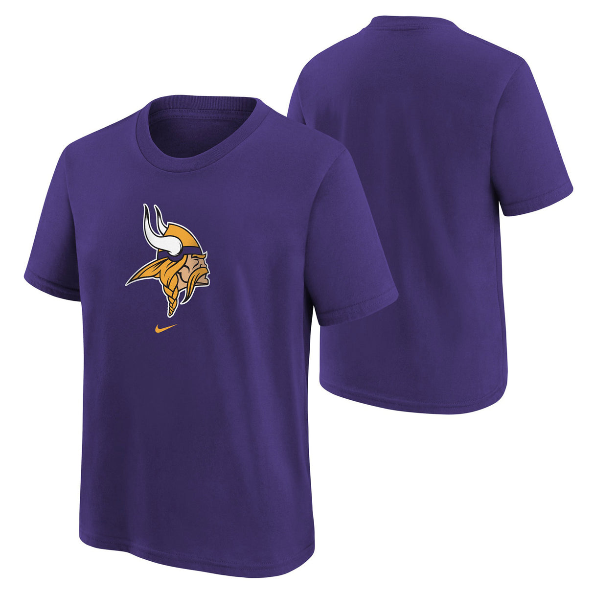 NIKE VIKINGS KIDS LOGO COTTON TEE PUR