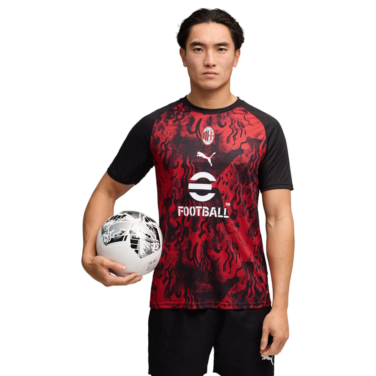 PUMA AC MILAN 25 PM JERSEY RED