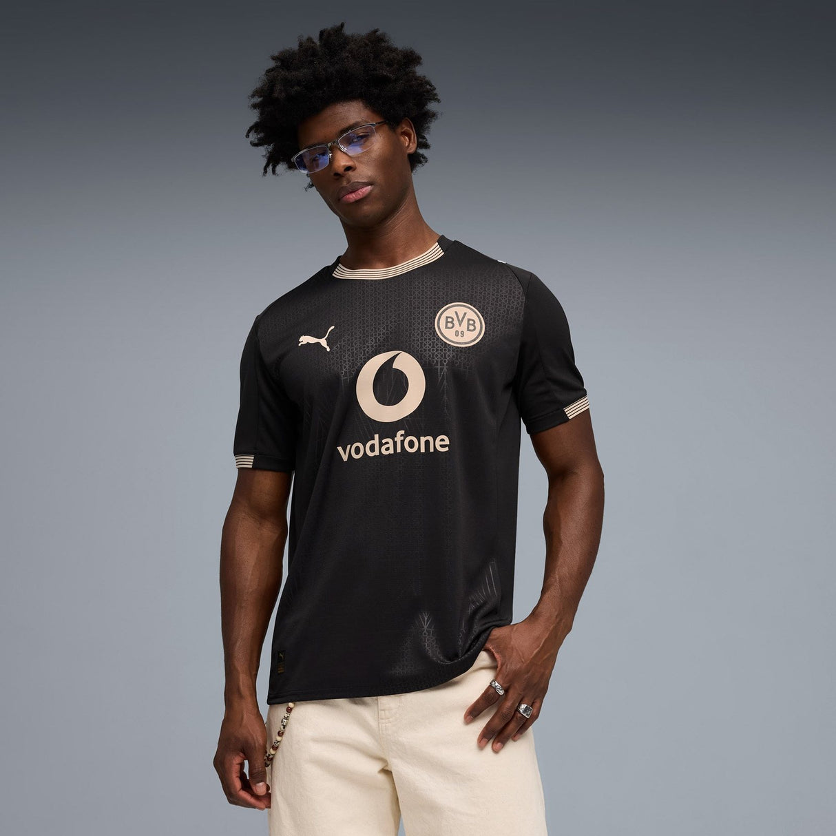 PUMA BVB 25 SPECIAL EDITION JERSEY BLACK