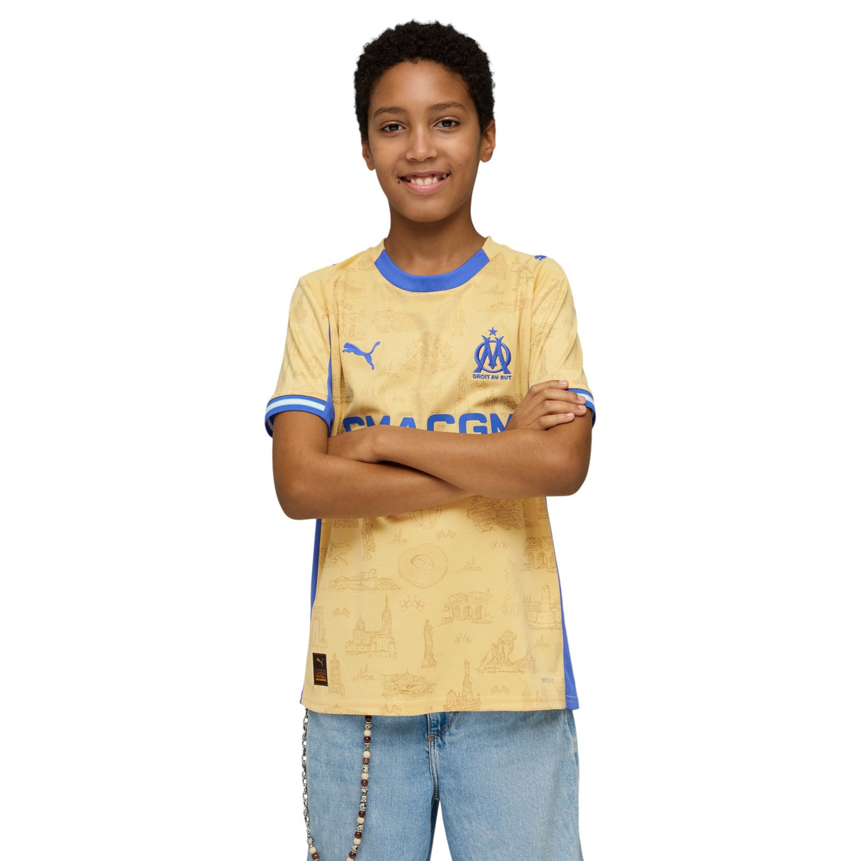 PUMA MARSEILLE 25 SPL ED KDS JSY GOLD