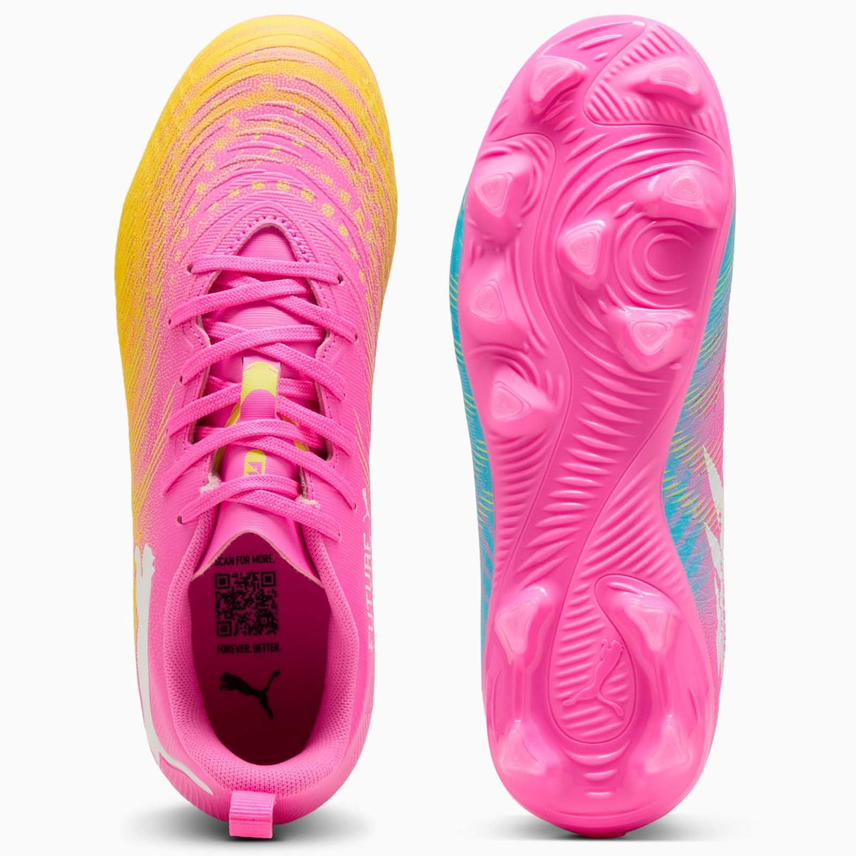 PUMA FUTURE 9 PLAY KIDS FG PINK