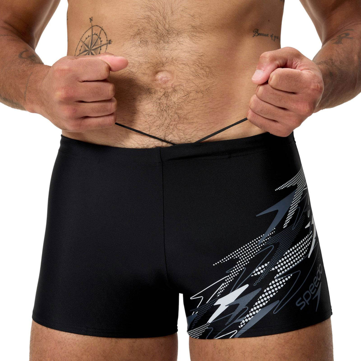 SPEEDO MEDLEY LOGO AQUASHORT BLACK