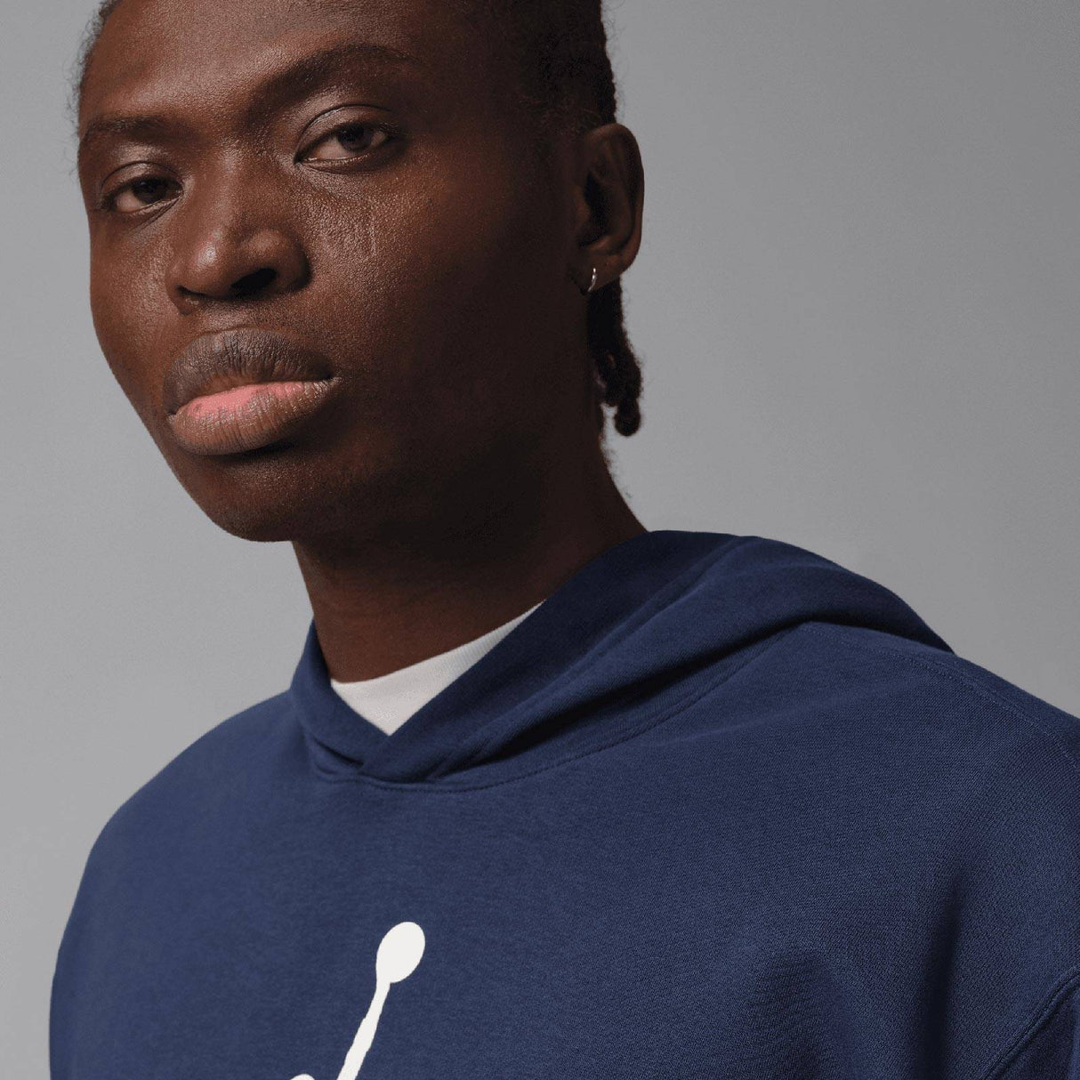 NIKE JORDAN JUMPMAN FLEECE HOODIE NVY