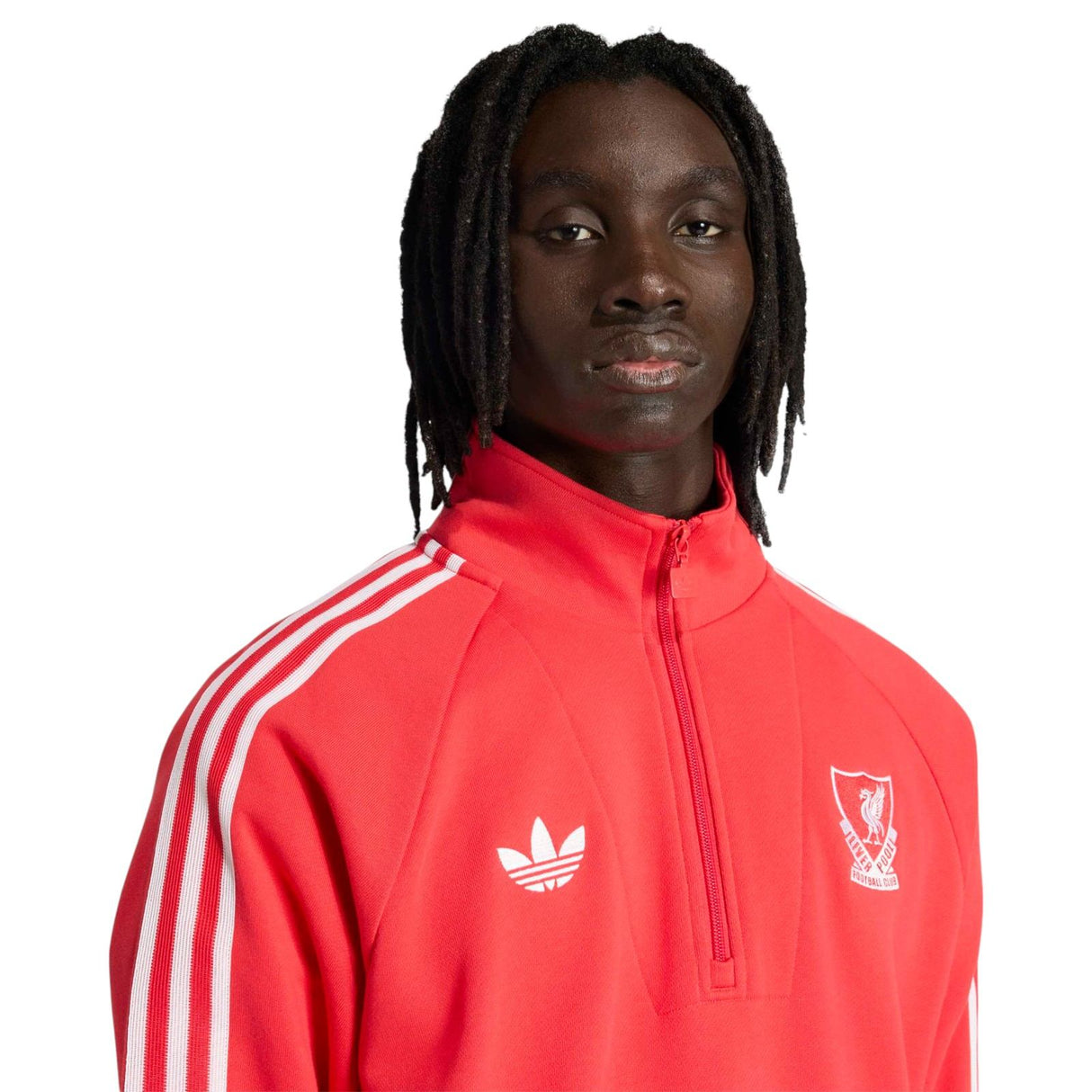 adidas Originals Liverpool Football 2025/26 Mens 1/2 Zip Top