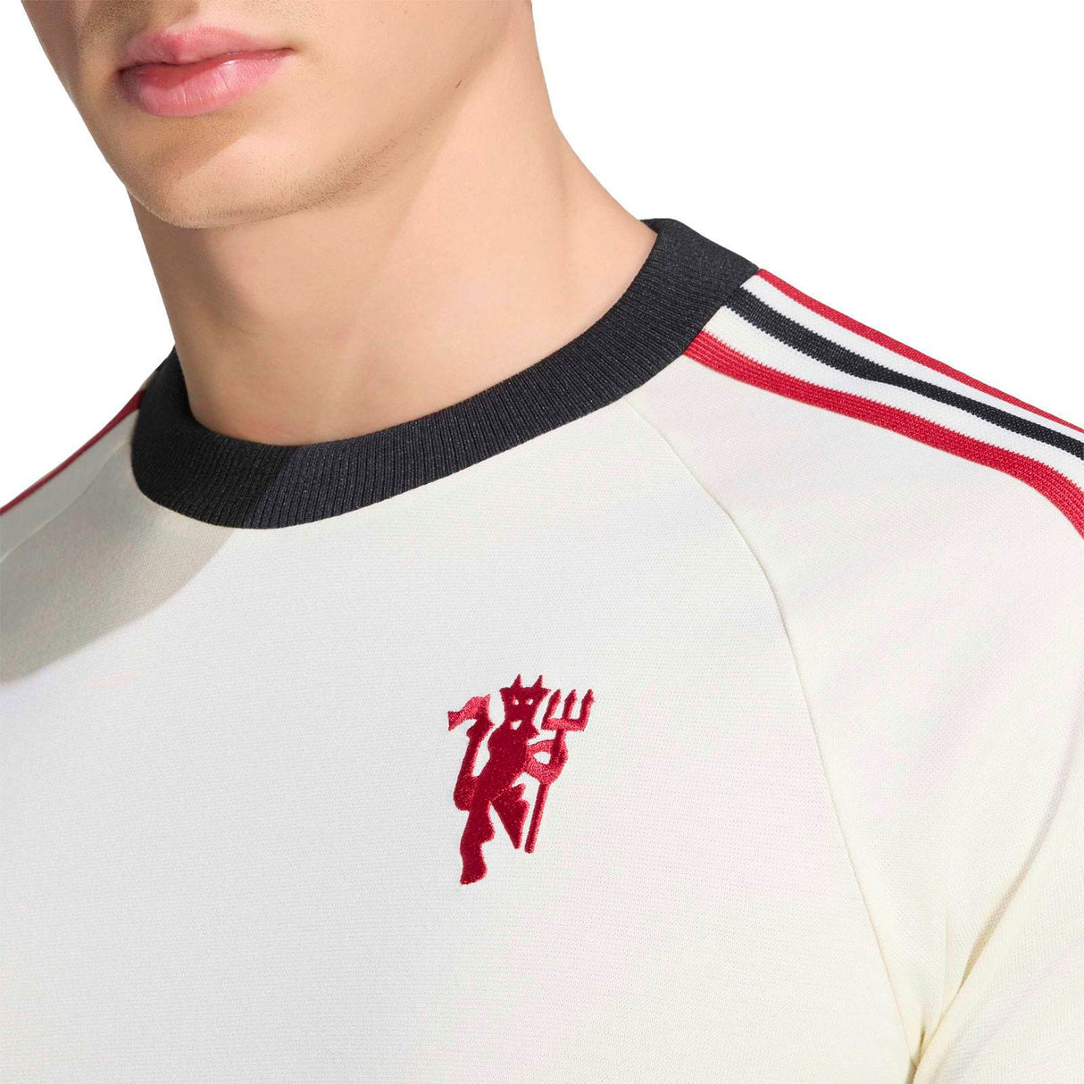 adidas MUFC 25 OG LS Tee White
