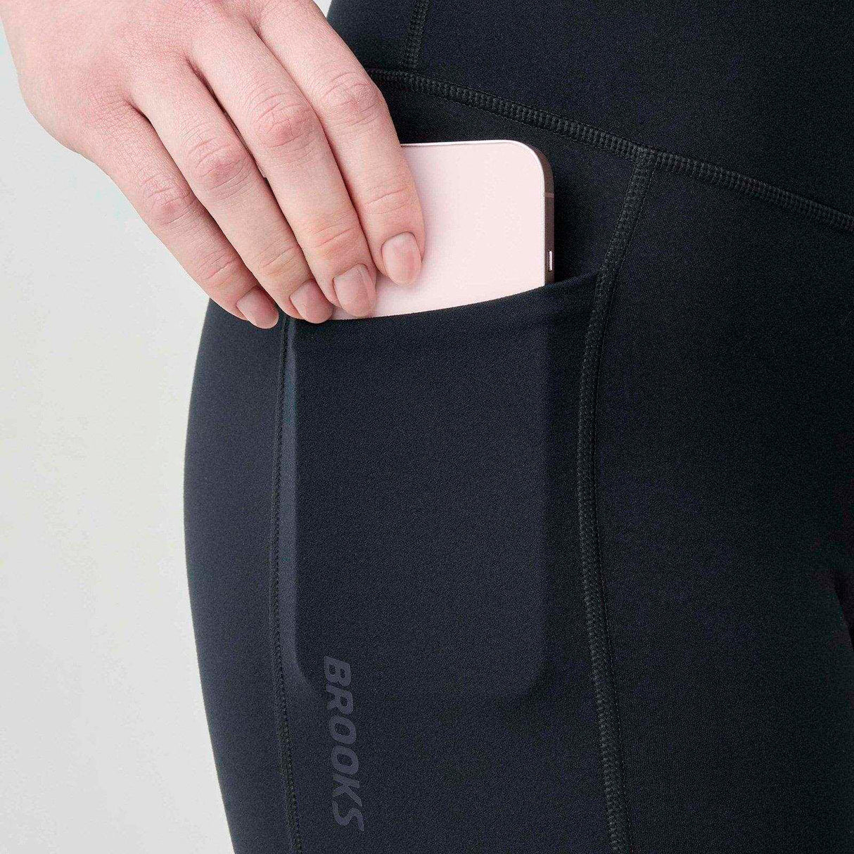 Brooks Wmns Chaser 7 Short Tight Black