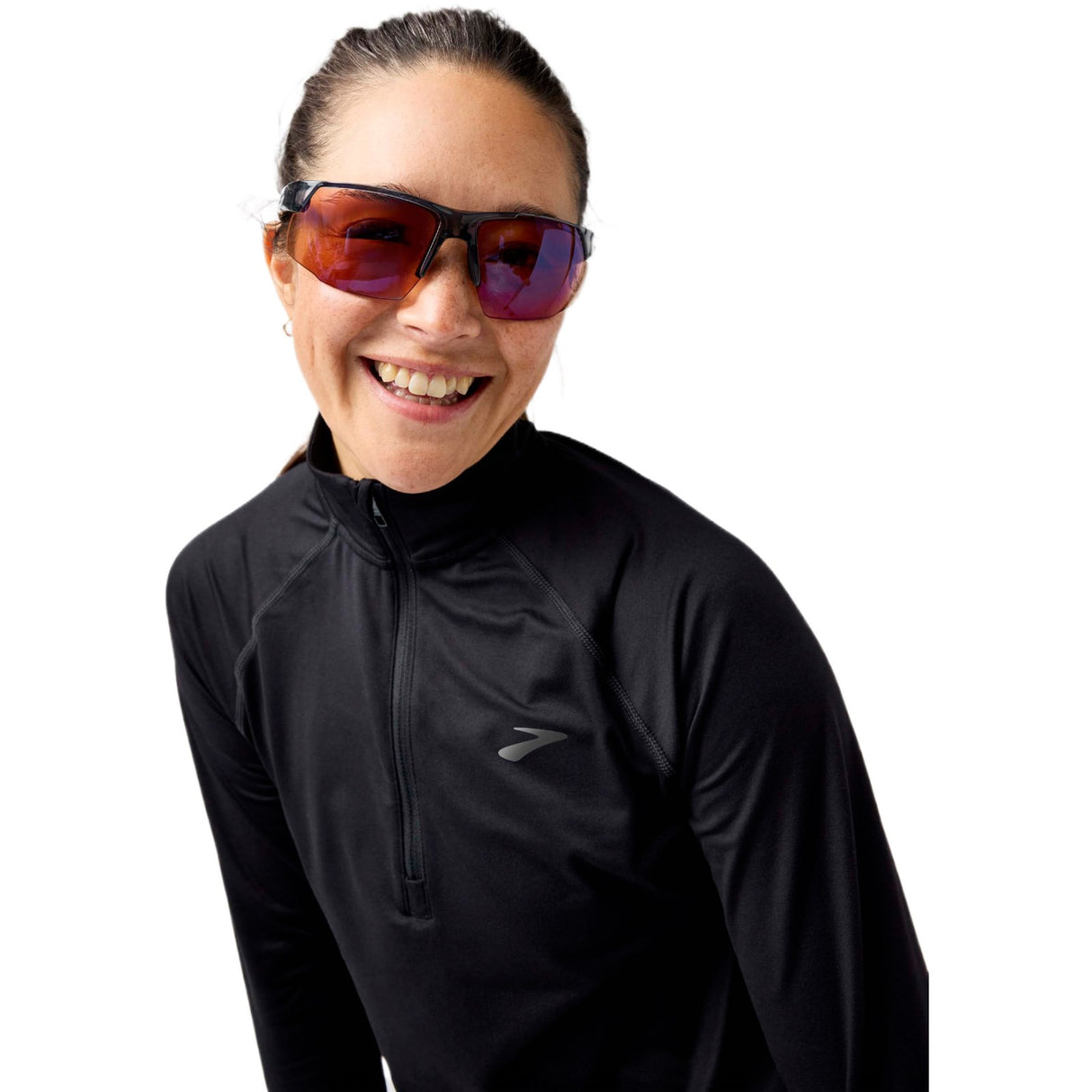 Brooks Wmns Dash Half Zip 3.0 Black