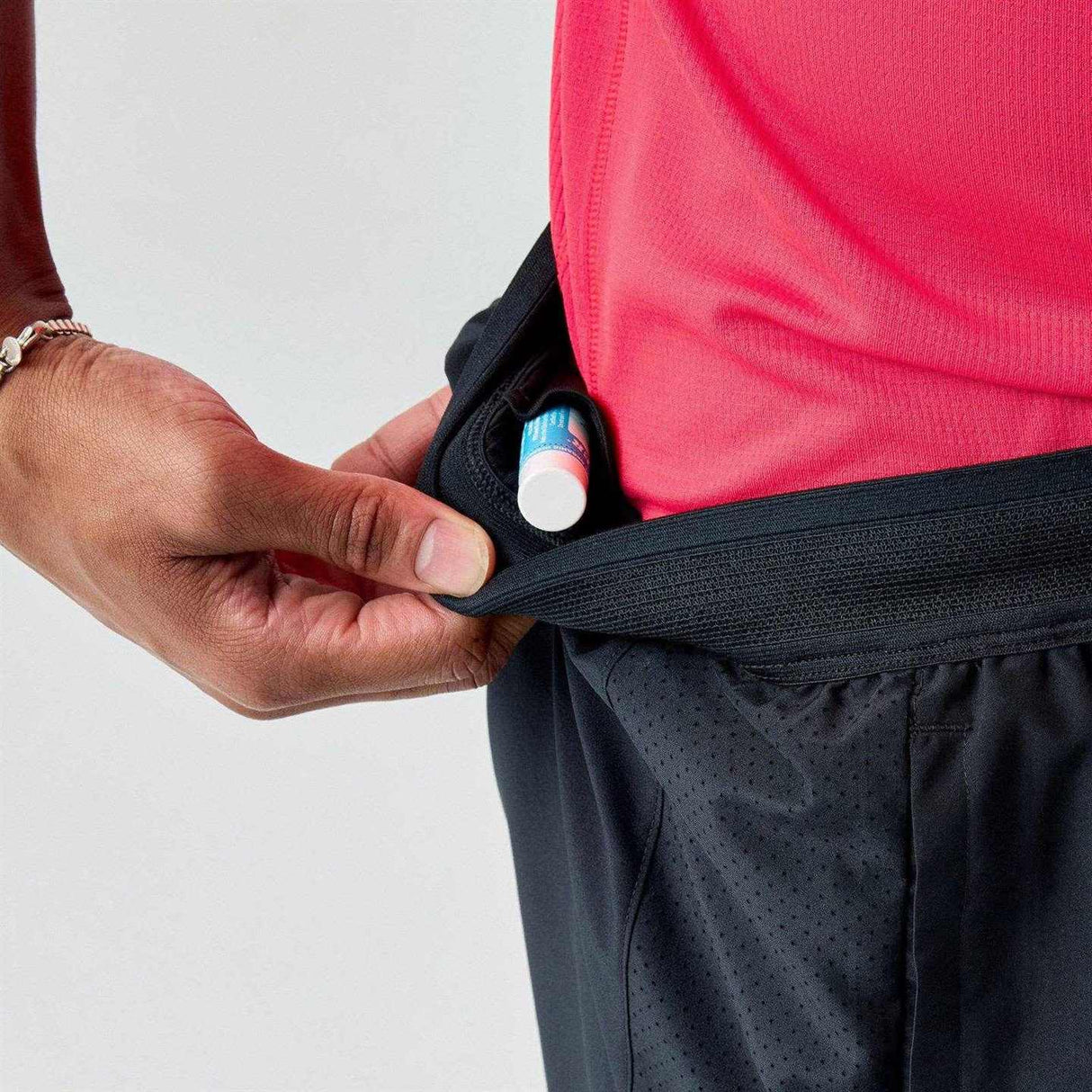 Brooks Mens Dash 2in1 Short Black