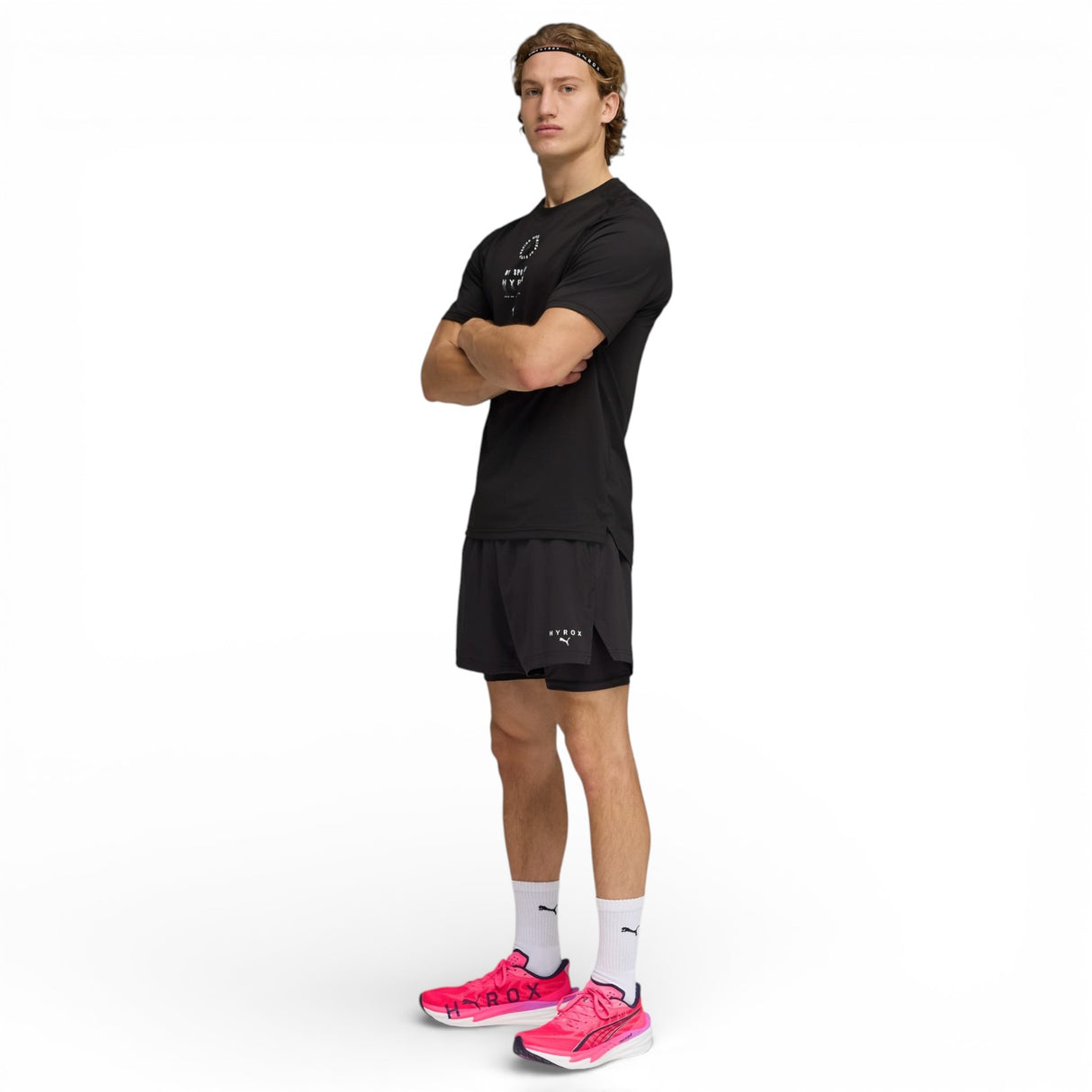 Puma X Hyrox Mens Dryelite Trng Tee Blk