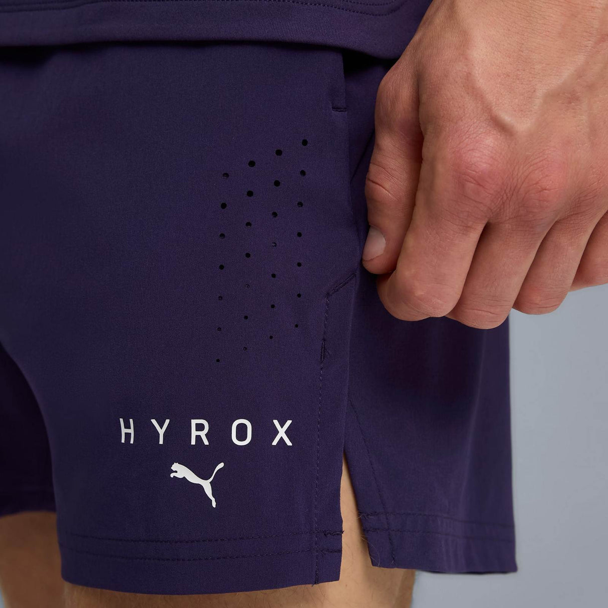 Puma X Hyrox Men Dryelite 5in Short Prpl