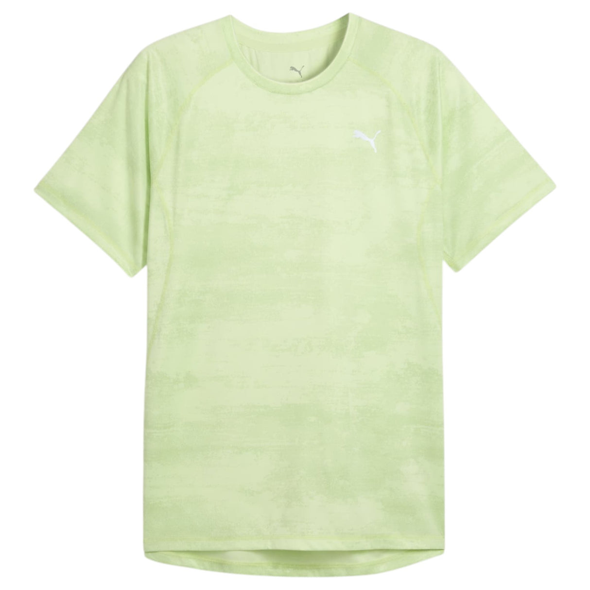 Puma Mens Run Velocity AOP Tee Yellow