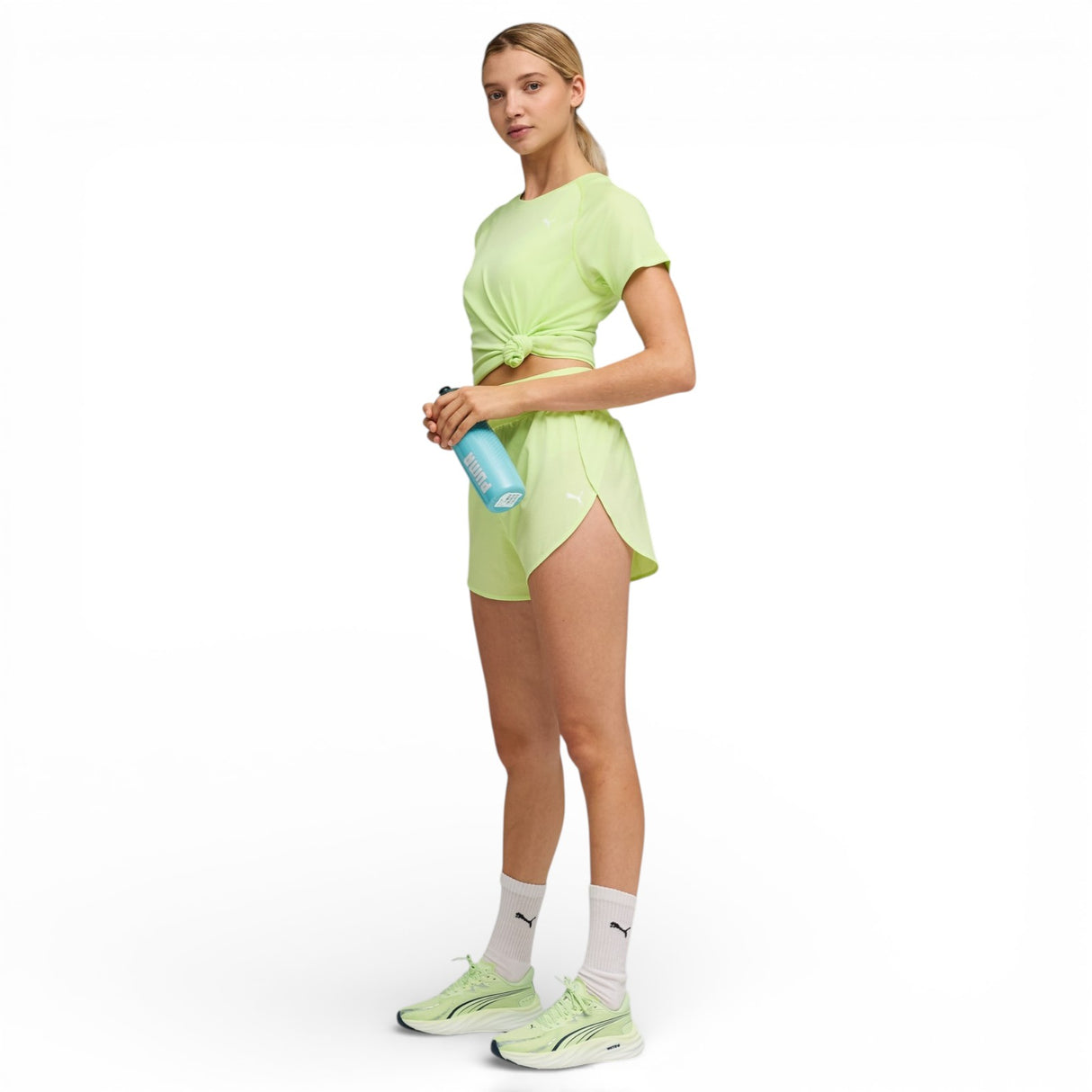 Puma Wmn Run Velocity Poly Tee Yellow