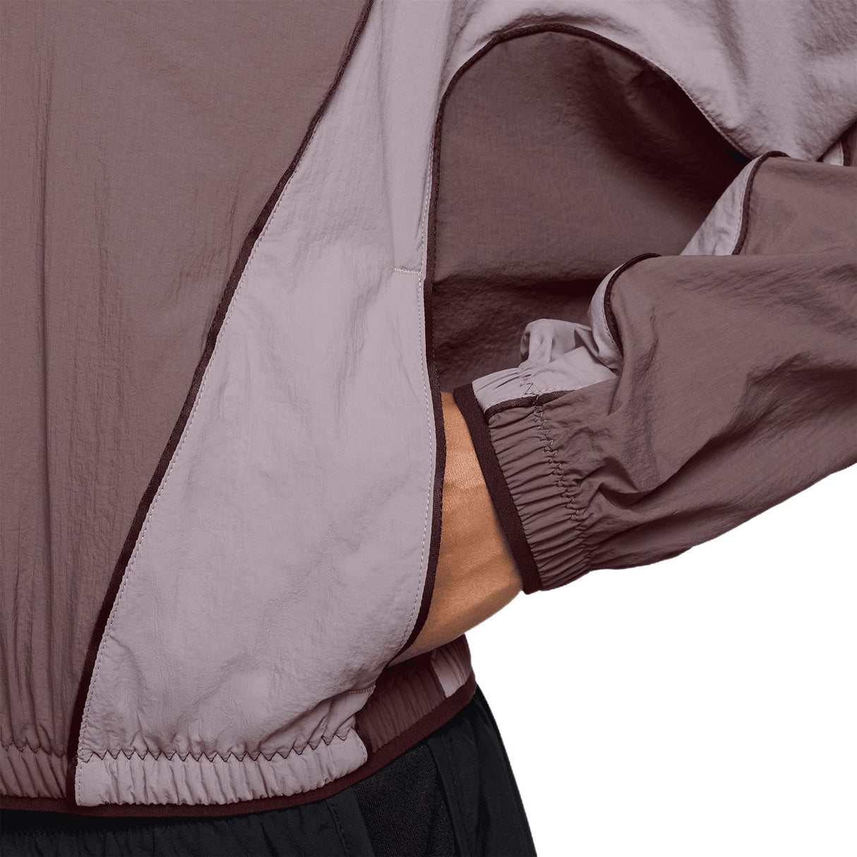 Nike W NK SWIFT UV RPL Jacket NV Maroon