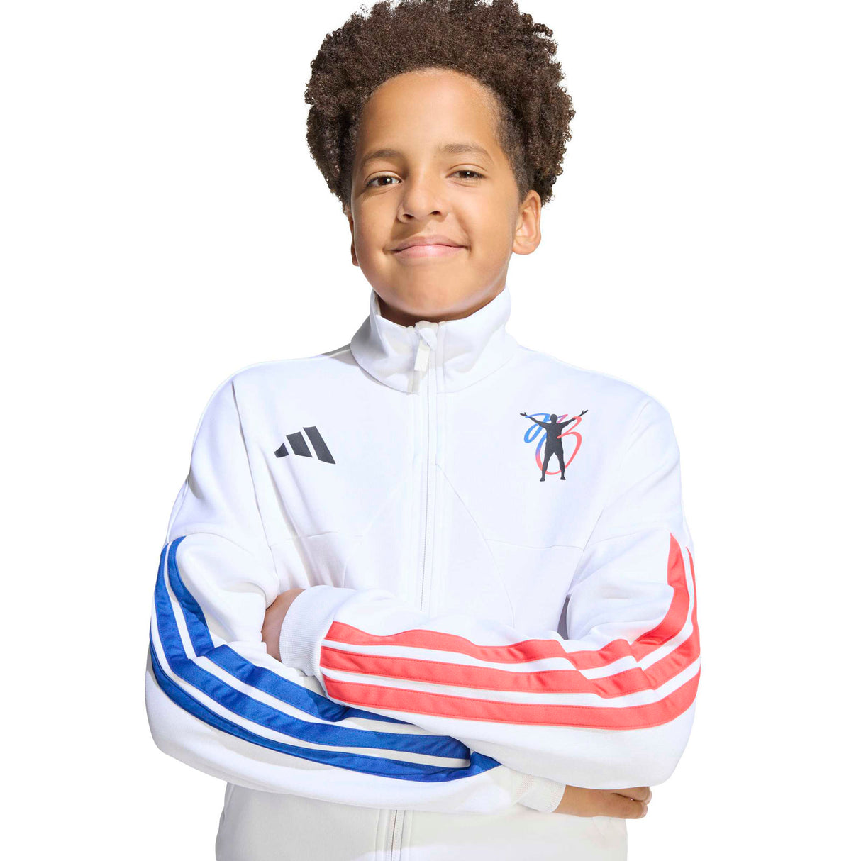 adidas Boys JB Hot FZ Top White